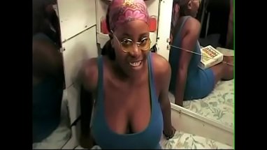 18yo ebony all natural big breast boob babe mom xxx sex video